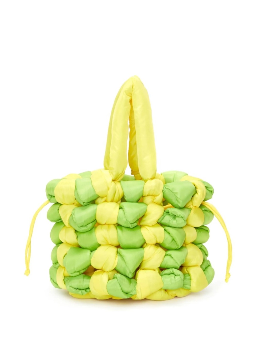 Geanta de mana JW Anderson verde din poliamida - Img 2