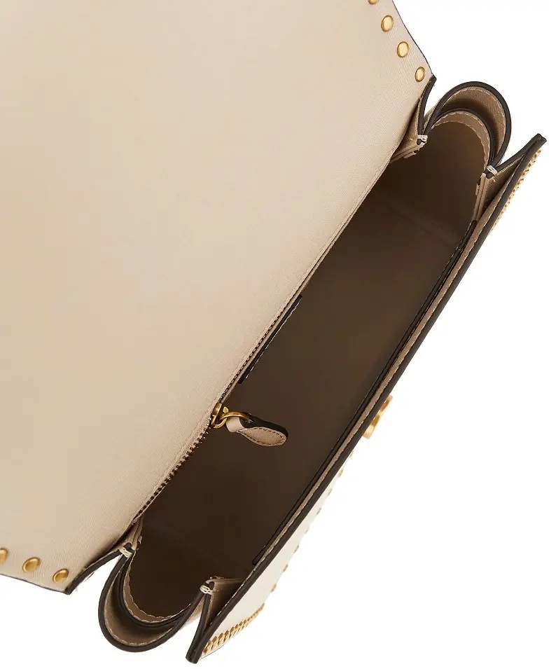Geanta de mana Leather bag with Love Birds buckle - Img 3