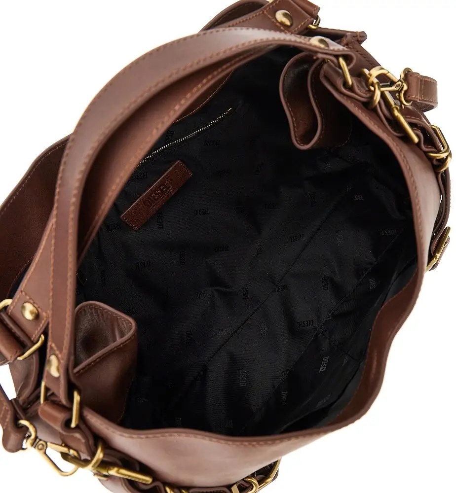 Geanta de mana Leather medium 'D-One' bag - Img 3