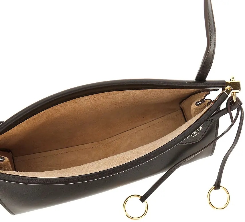 Geanta de mana Leather small 'Le Click East West' bag - Img 3