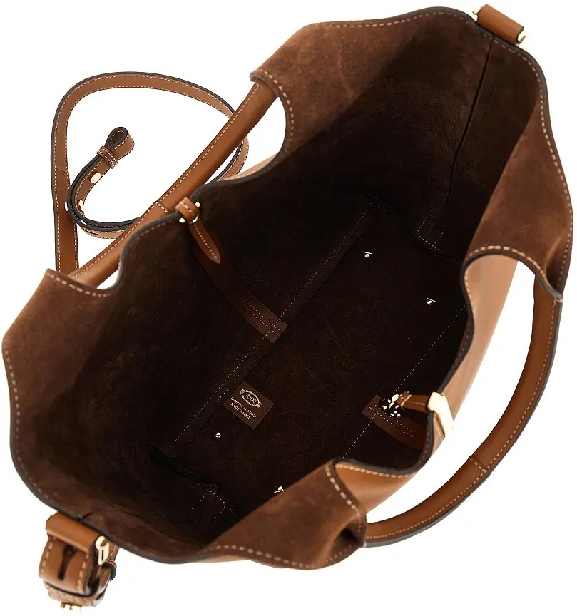 Geanta de mana Leather small Tote shopping bag - Img 3