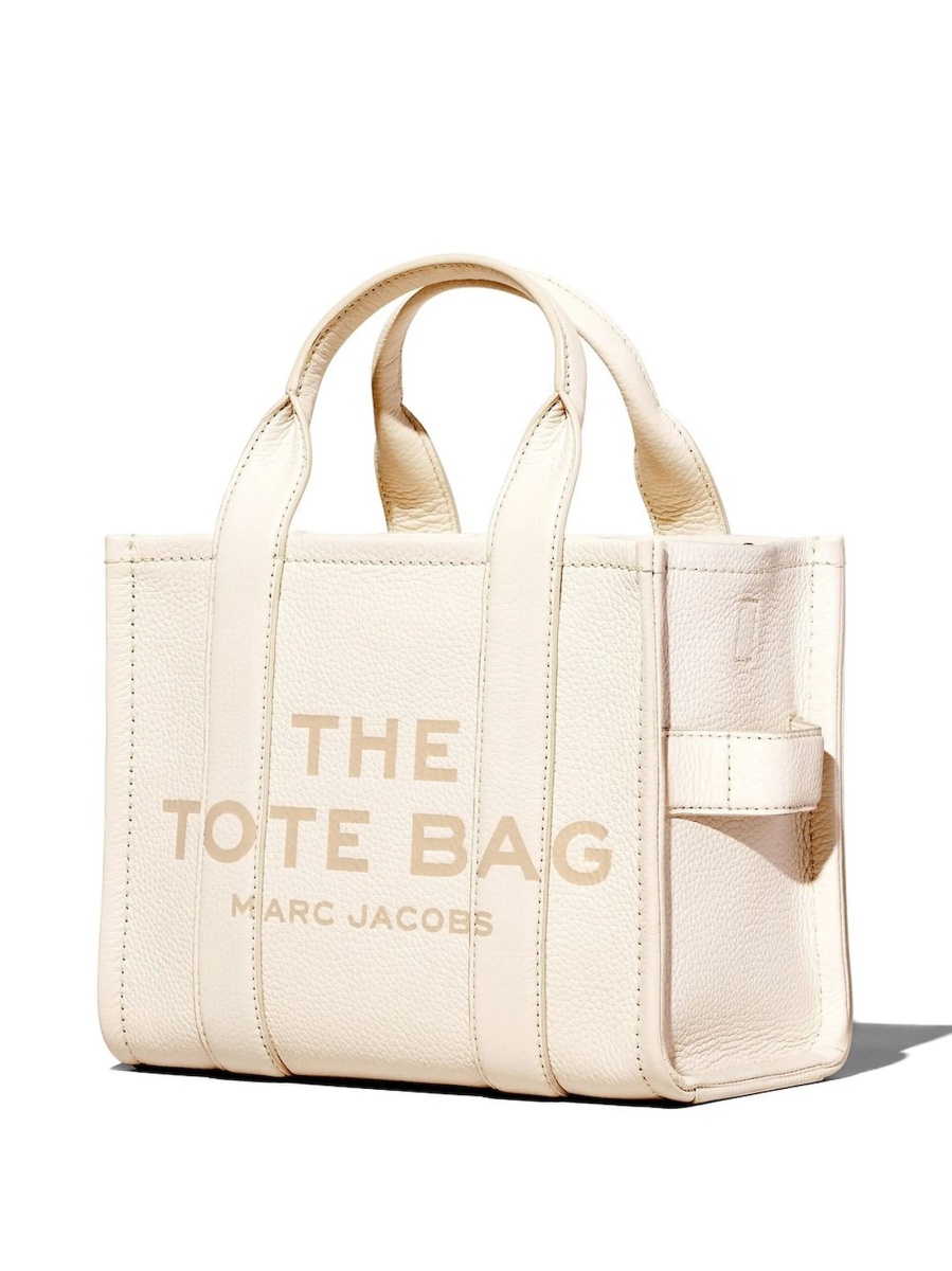 Geanta de mana Marc Jacobs alba din piele - Img 4