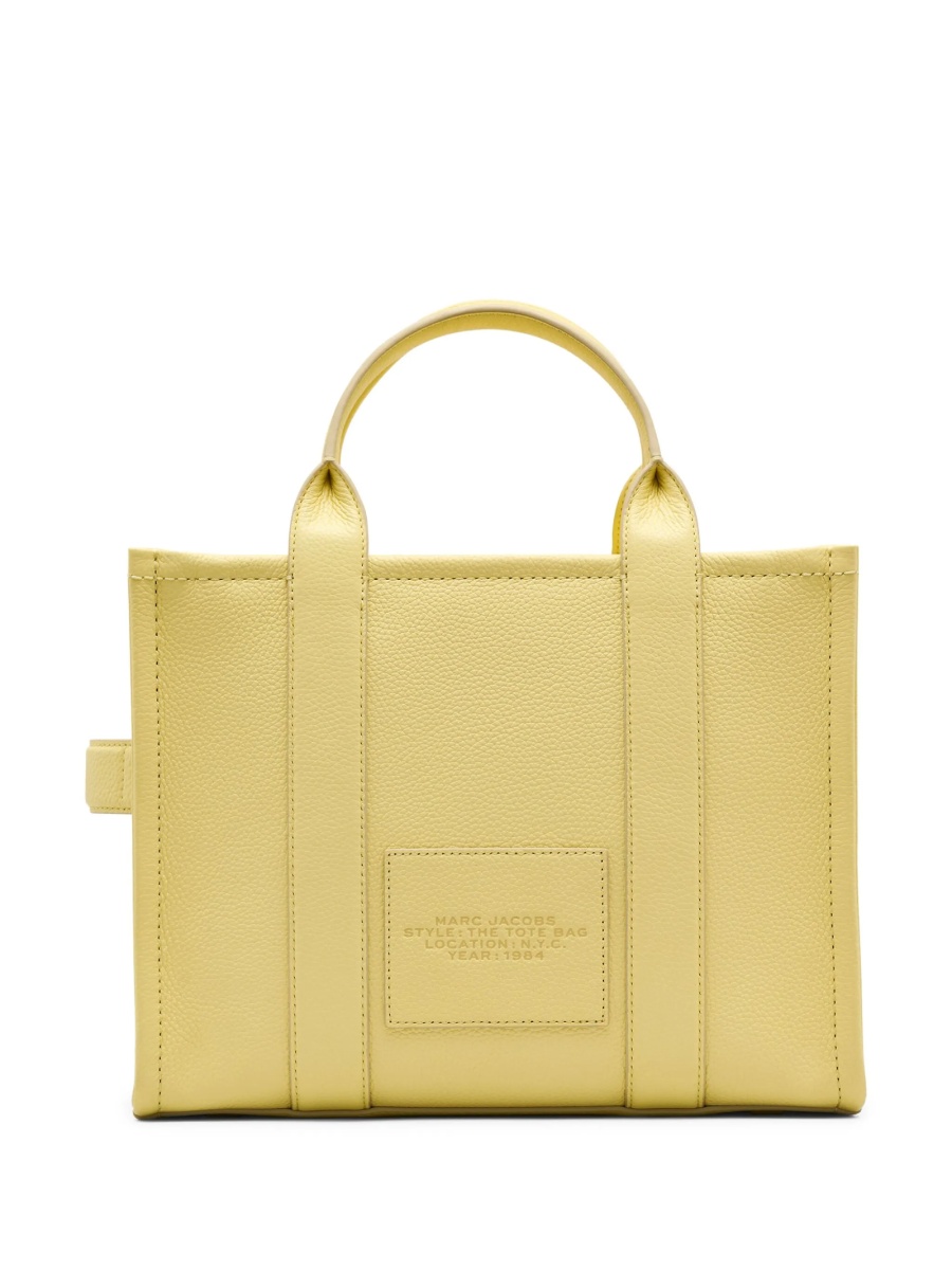 Geanta de mana Marc Jacobs galbena din piele - Img 4