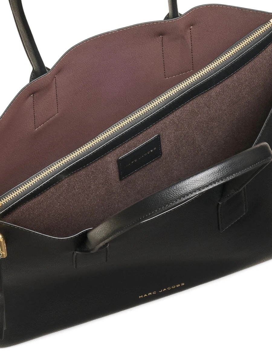 Geanta de mana Marc Jacobs neagra din piele si poliuretan - Img 4