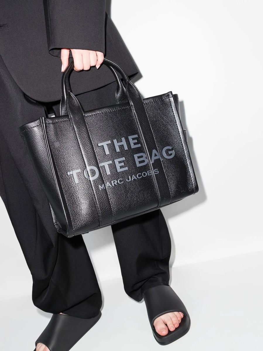 Geanta de mana Marc Jacobs neagra din piele - Img 2