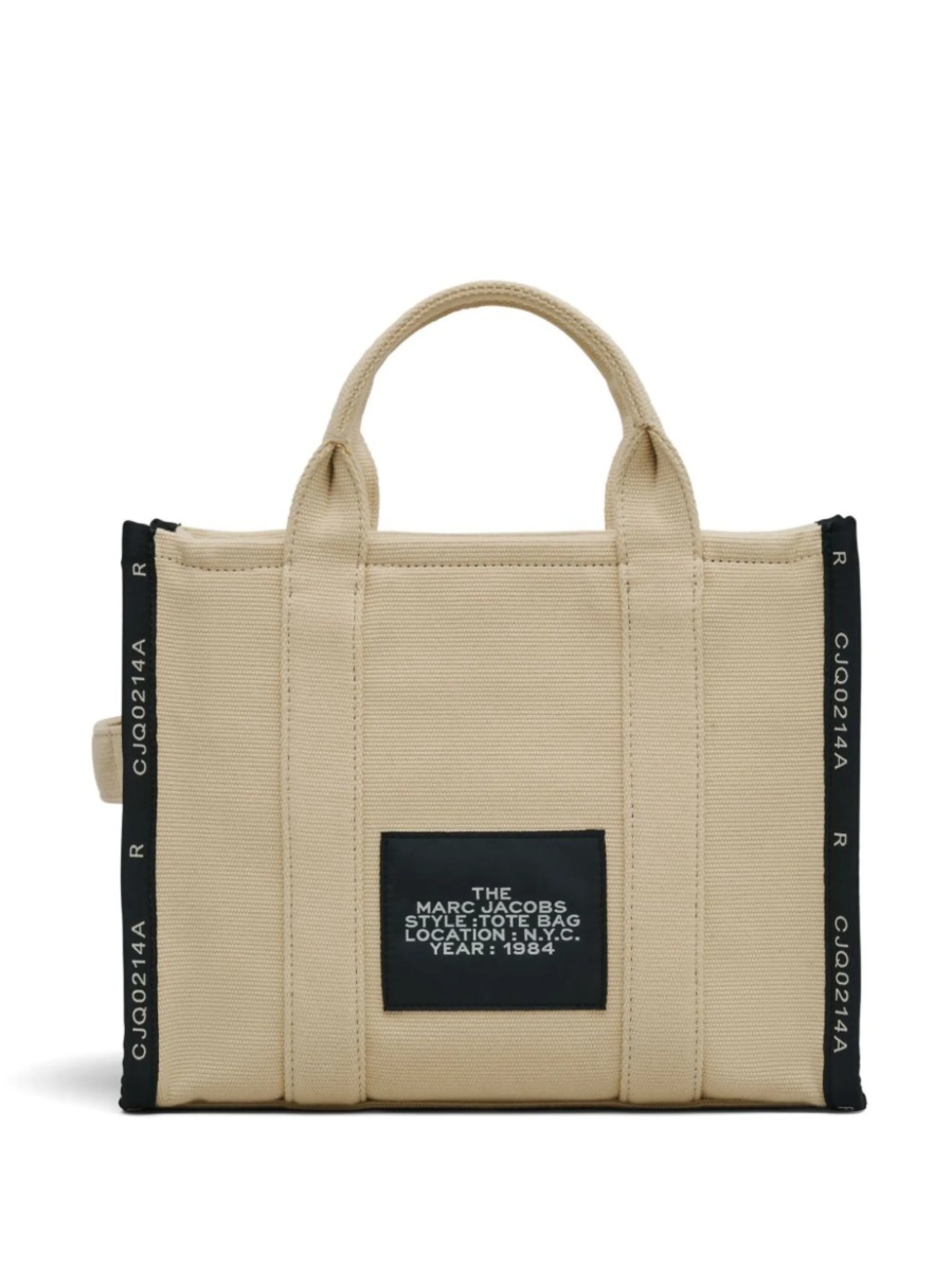 Geanta de mana Marc Jacobs neutra din bumbac si polyester - Img 4
