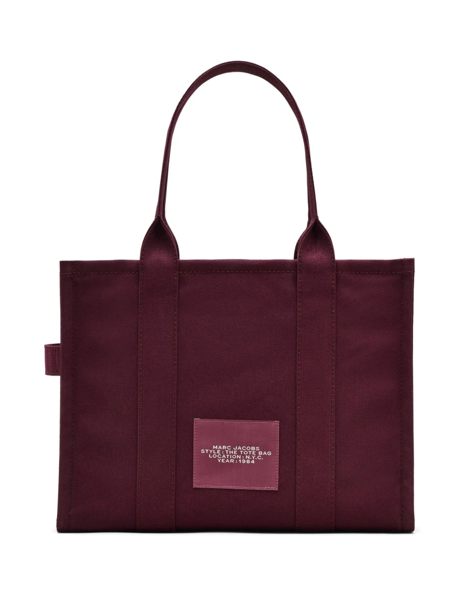 Geanta de mana Marc Jacobs violet din bumbac - Img 3