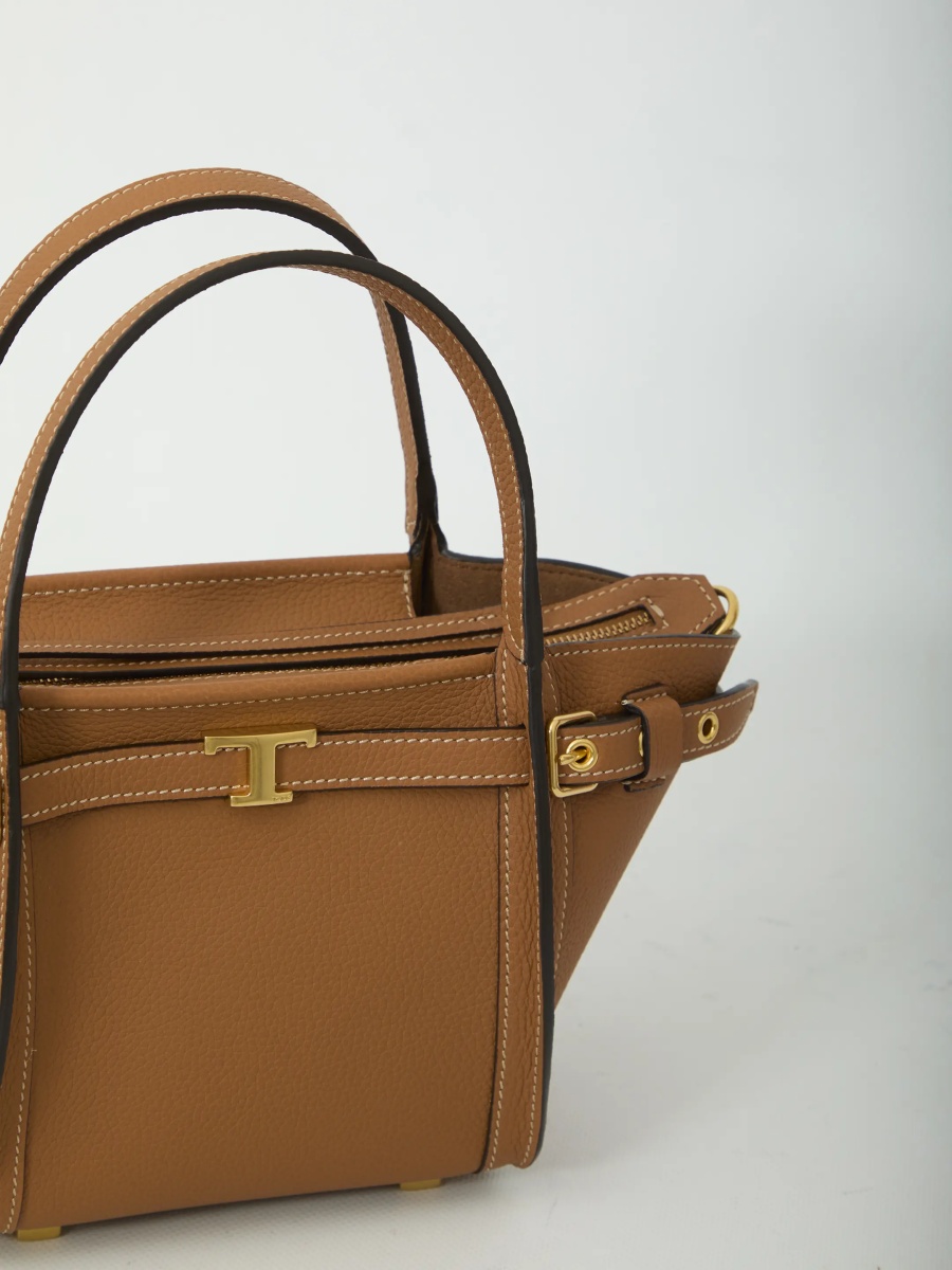 Geanta de mana Mini Leather Shopping Bag - Img 4
