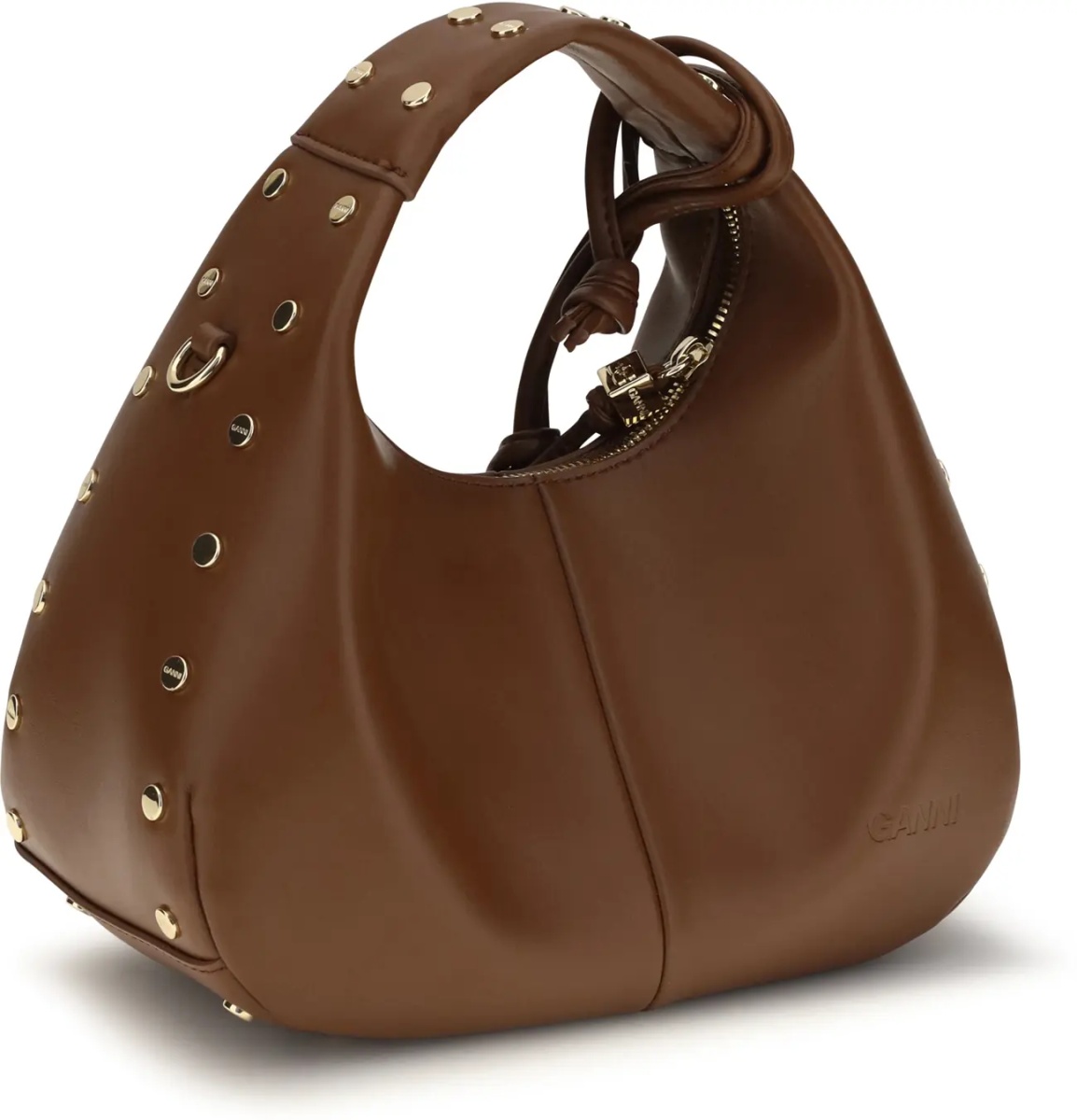 Geanta de mana Mini studded Hobo Handbag - Img 3