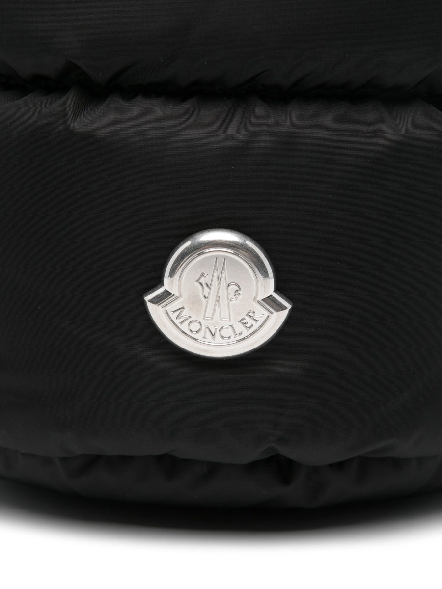 Geanta de mana Moncler neagra din poliamida - Img 4