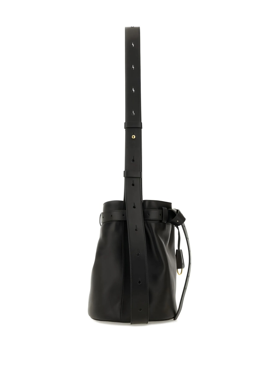 Geanta de mana Moschino neagra din poliamida - Img 3