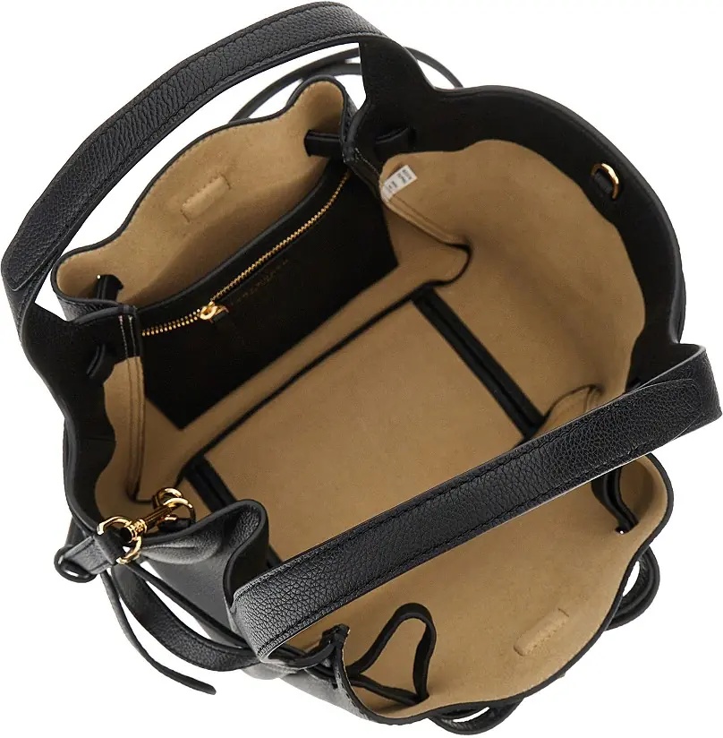 Geanta de mana 'Romy' grained leather bag - Img 3
