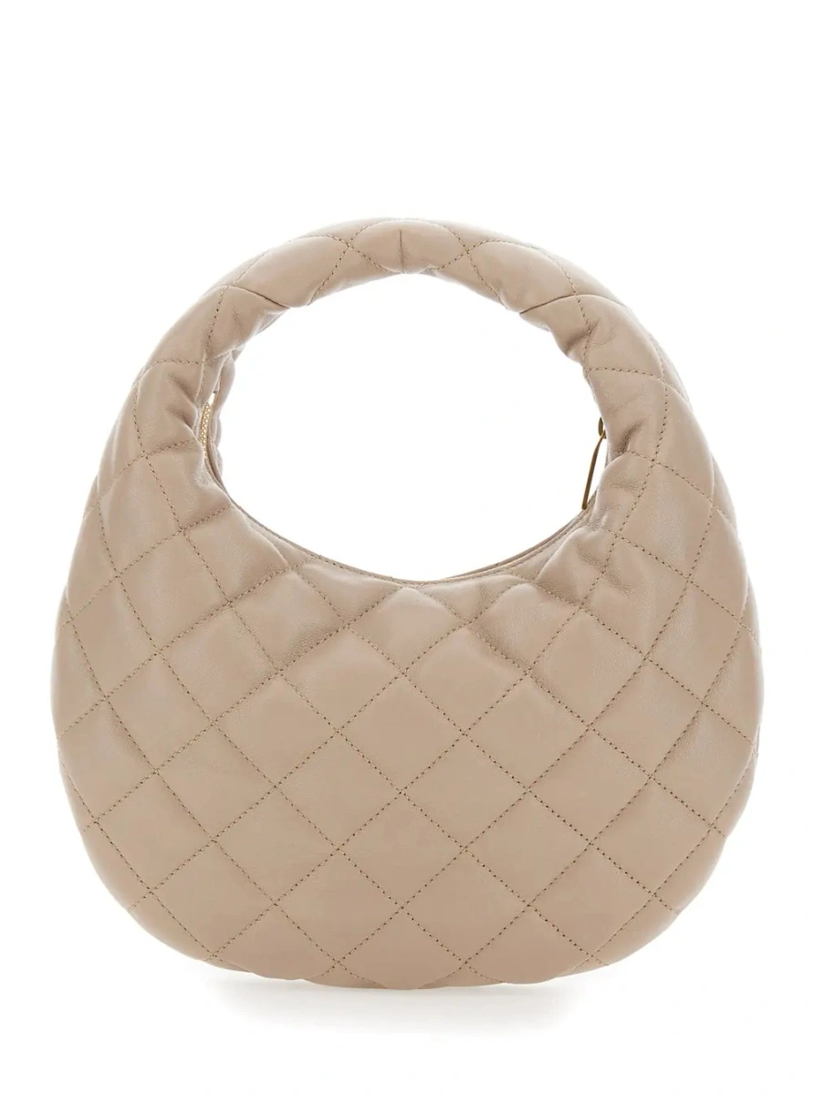 Geanta de mana Saint Laurent bej din piele 'Icare' - Img 2