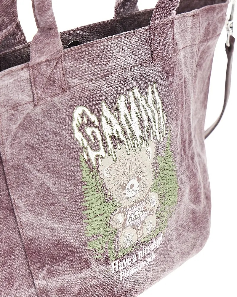 Geanta de mana Small 'Forest Teddy' tote bag - Img 4