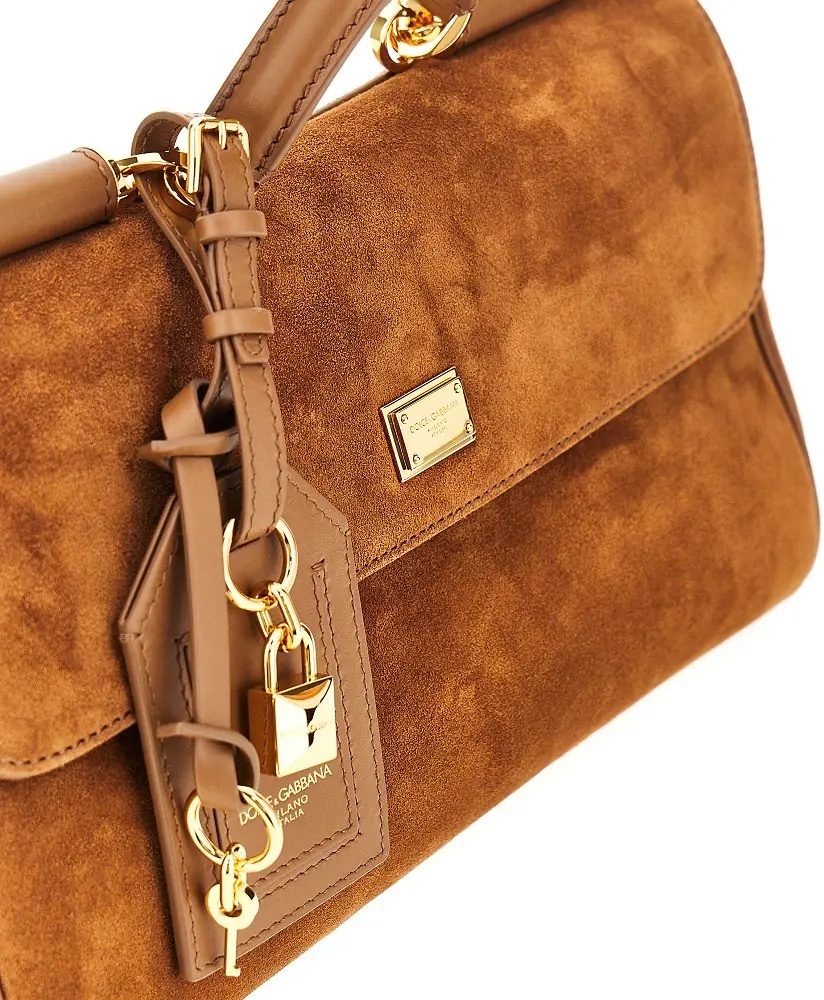 Geanta de mana Suede leather 'My Sicily' handbag - Img 4