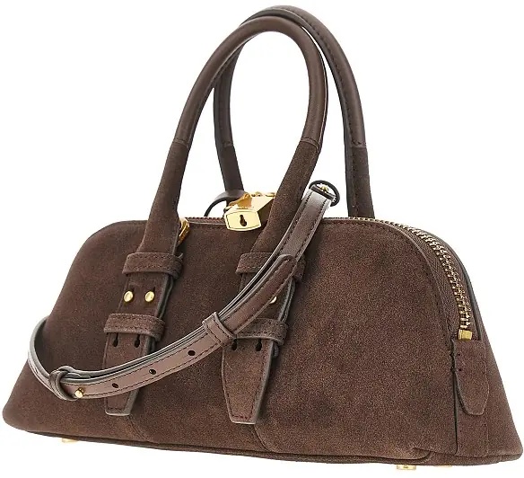 Geanta de mana Suede leather small 'Escape Bag' bag - Img 2