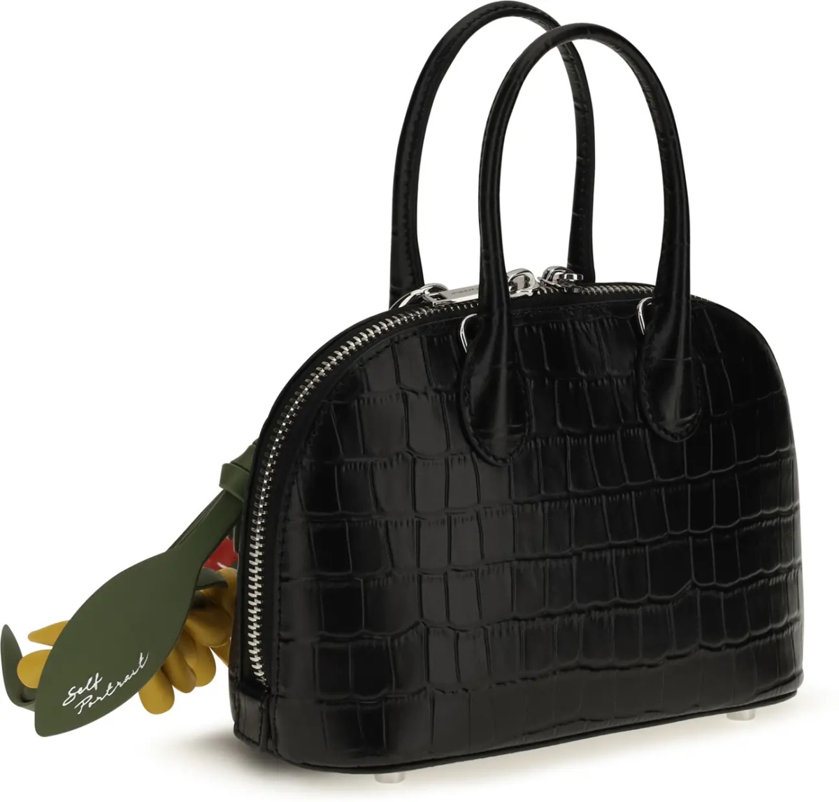 Geanta de mana Toast crocodile-effect leather Handbag - Img 3