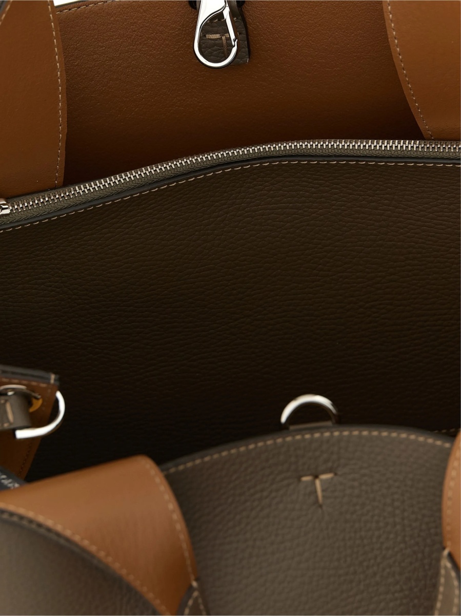 Geanta de mana TOD'S gri din piele - Img 4