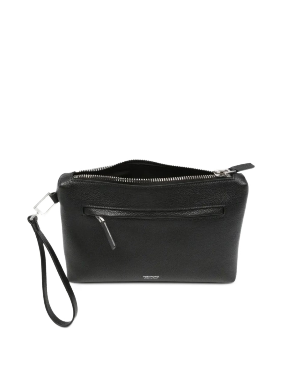 Geanta de mana Tom Ford neagra din piele - Img 5