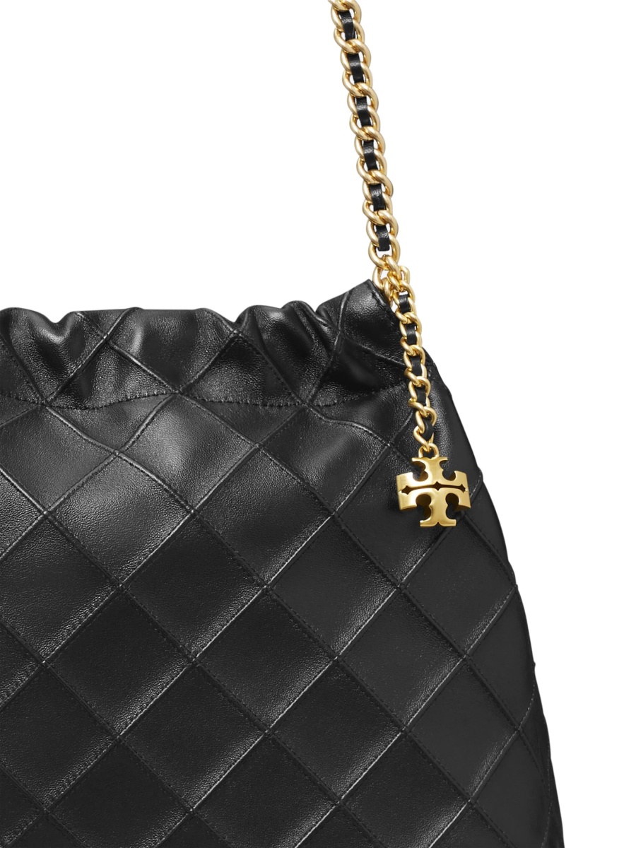 Geanta de mana Tory Burch fleming neagra din piele - Img 4
