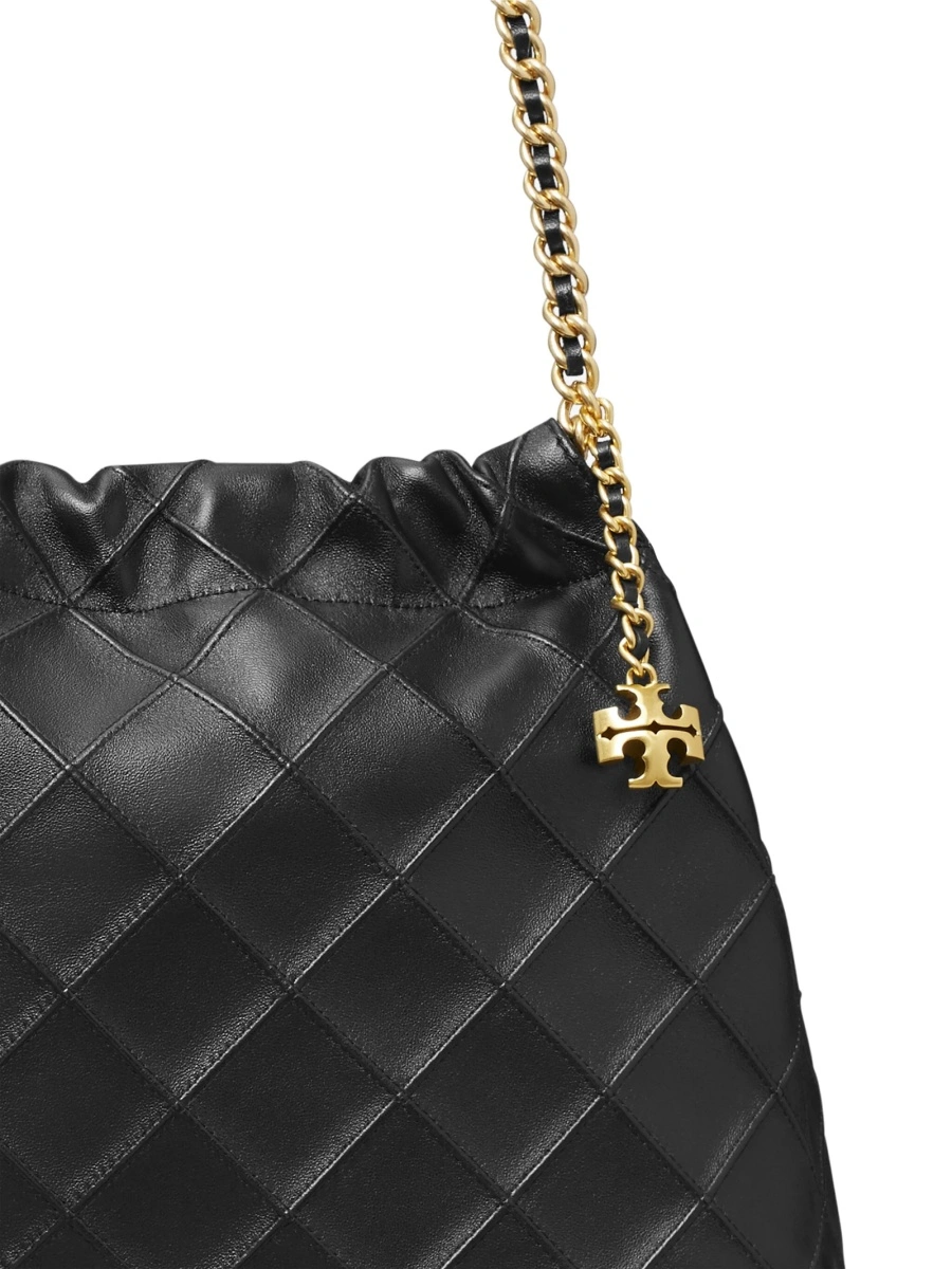 Geanta de mana Tory Burch fleming neagra din piele - Img 4