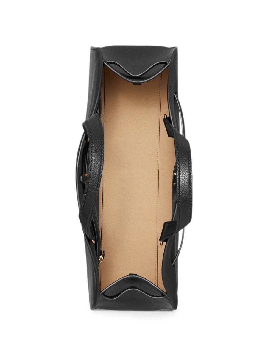 Geanta de mana Tory Burch neagra din piele - Img 3