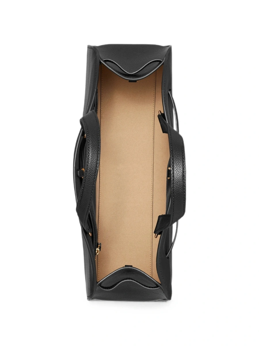 Geanta de mana Tory Burch neagra din piele - Img 3