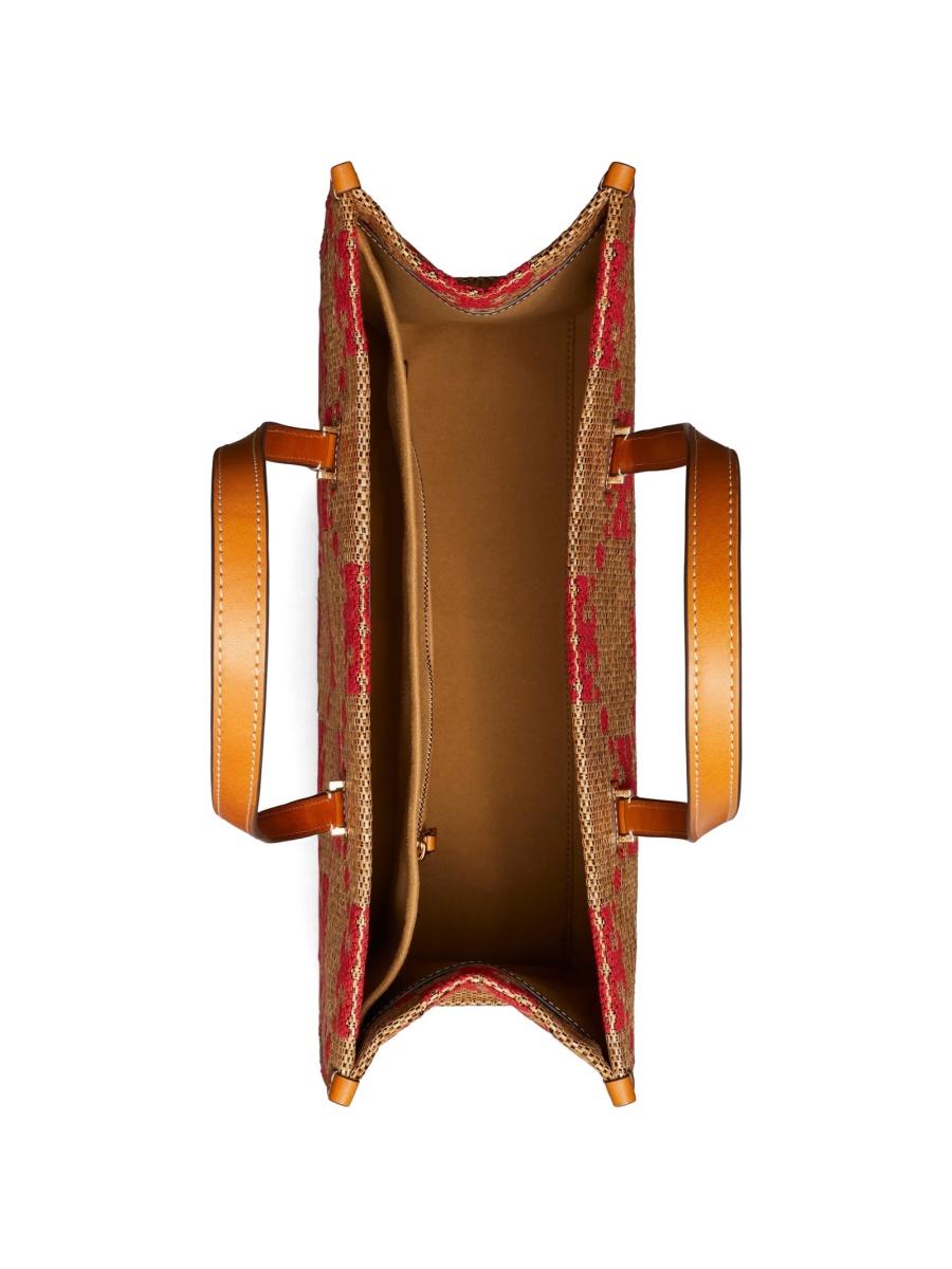 Geanta de mana Tory Burch neutra din poliamida si polyester - Img 3