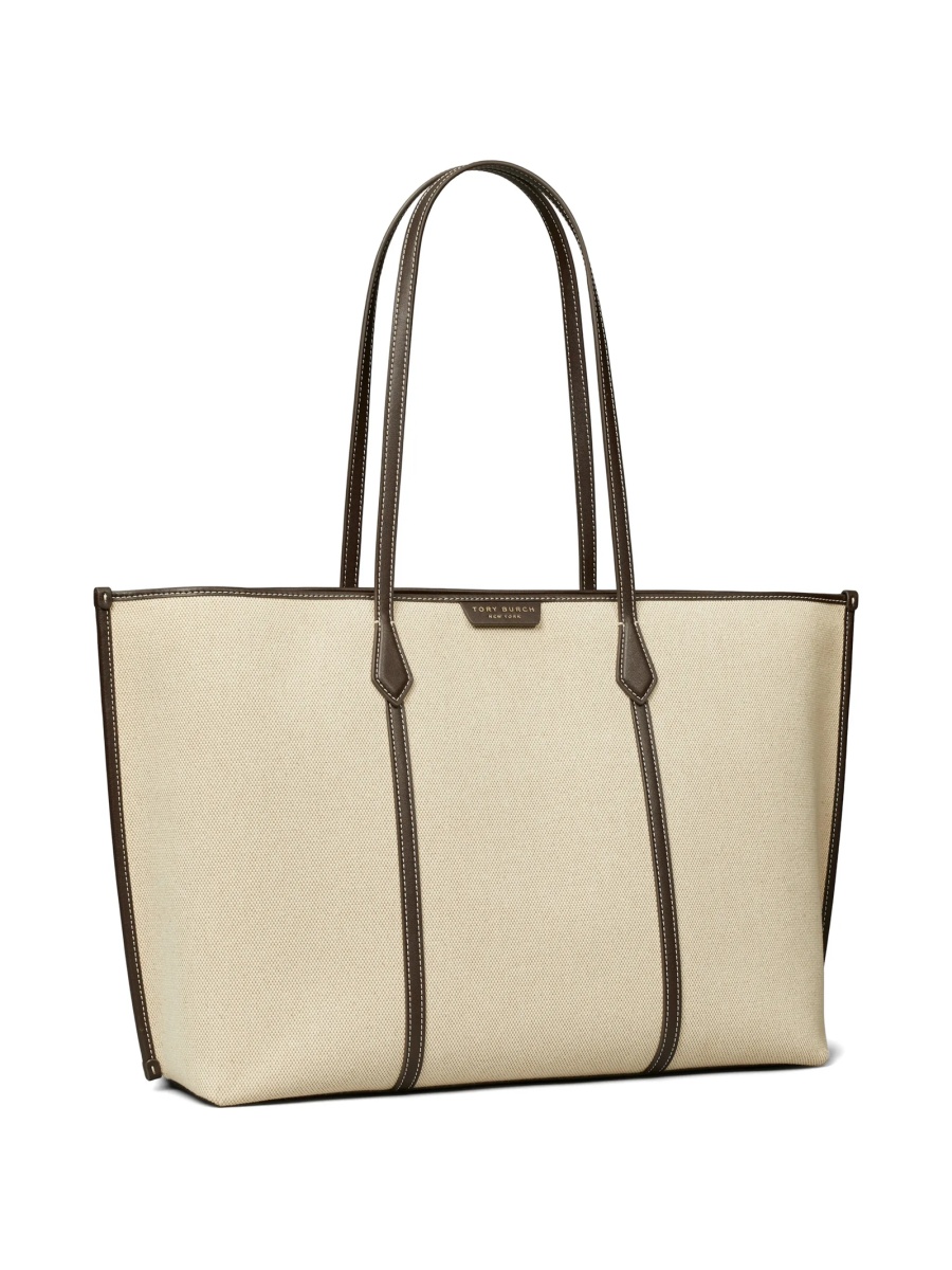 Geanta de mana Tory Burch neutra din polyester si bumbac - Img 3