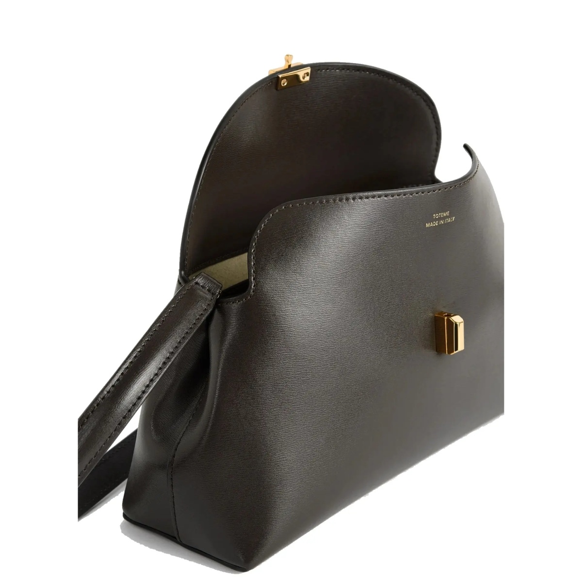 Geanta de mana TOTÊME Toteme T-Lock leather clutch Bag - Img 3