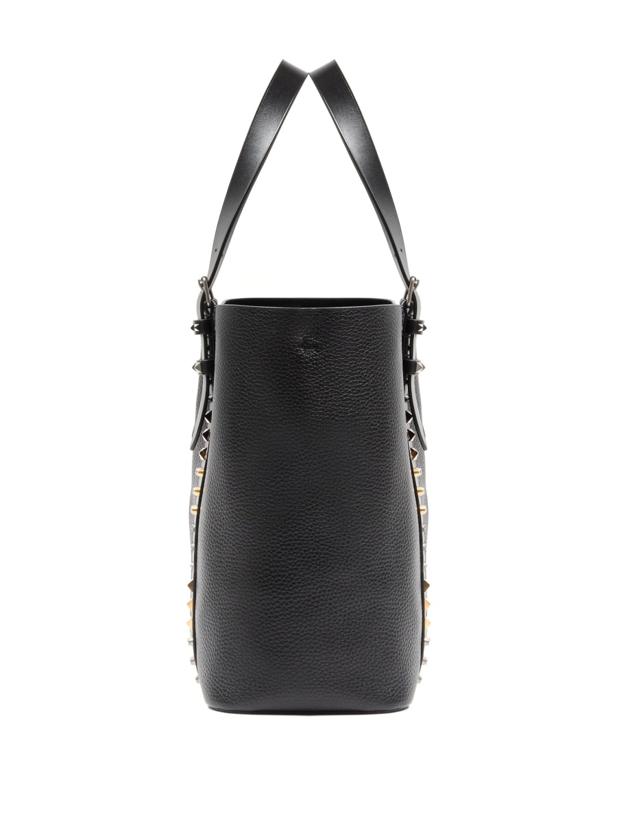 Geanta de mana Valentino Garavani Rockstud neagra din piele - Img 2