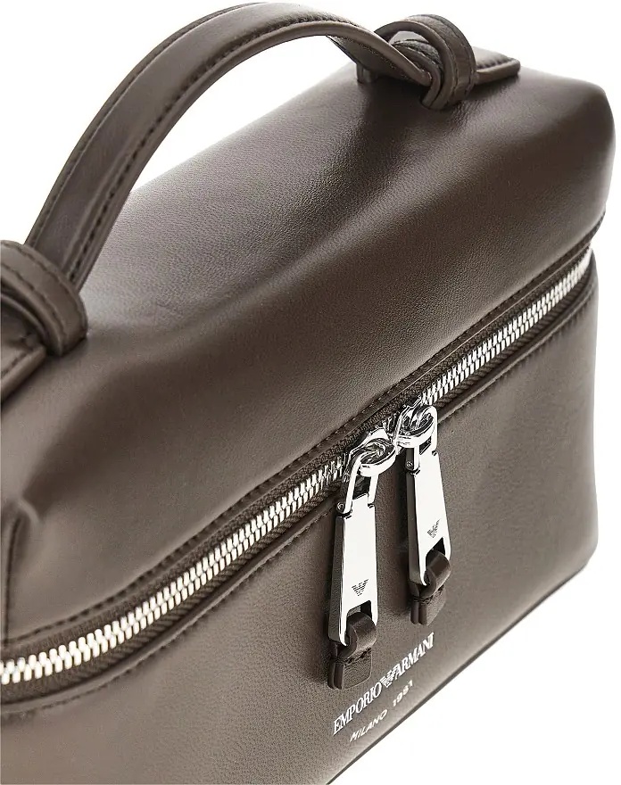 Geanta de mana 'Vanity case' nappa leather bag - Img 4