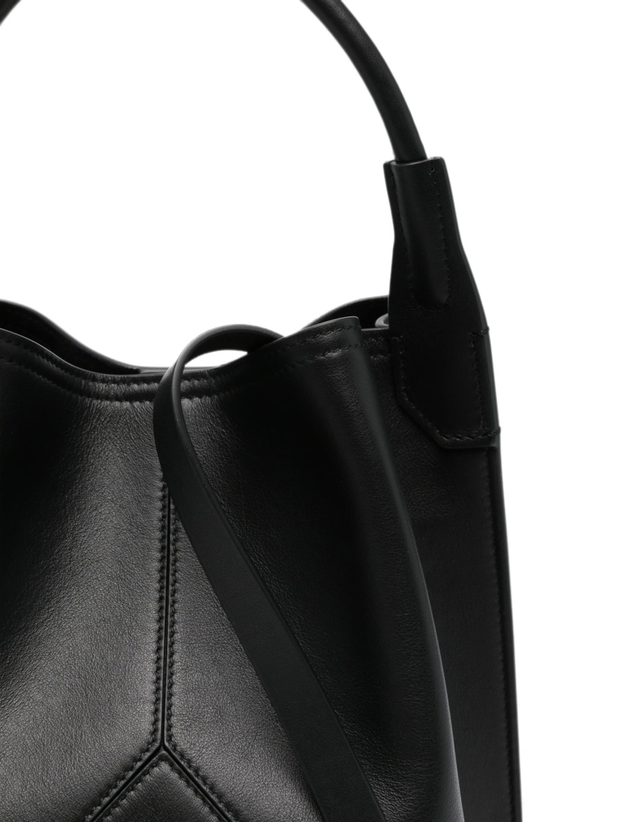 Geanta de mana Victoria Beckham neagra din piele - Img 4