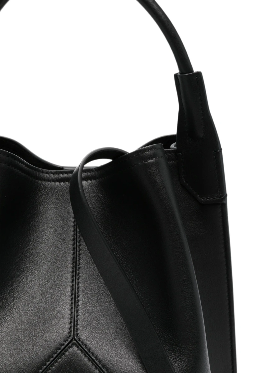 Geanta de mana Victoria Beckham neagra din piele - Img 4
