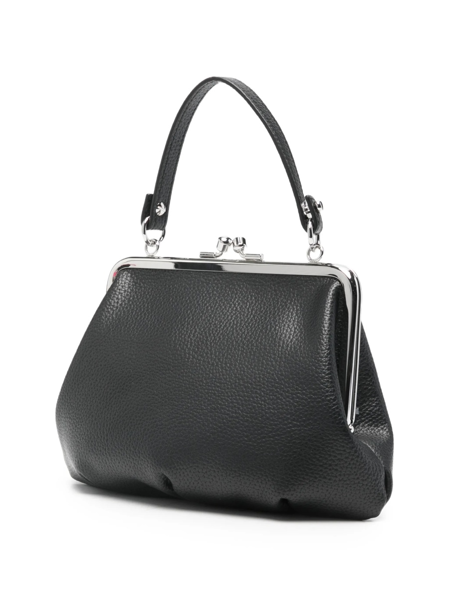 Geanta de mana Vivienne Westwood neagra din piele - Img 3
