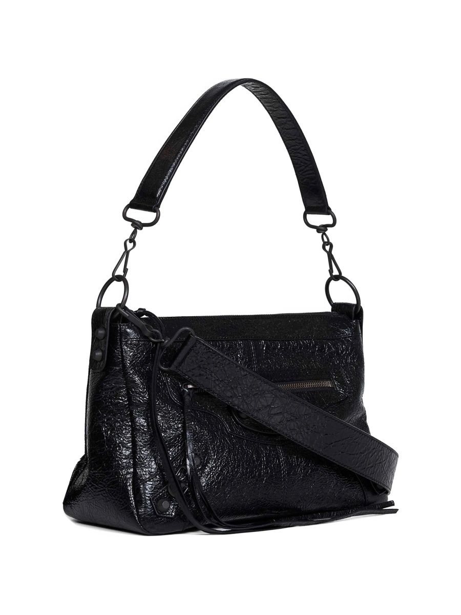 Geanta de umar Balenciaga neagra din piele - Img 3