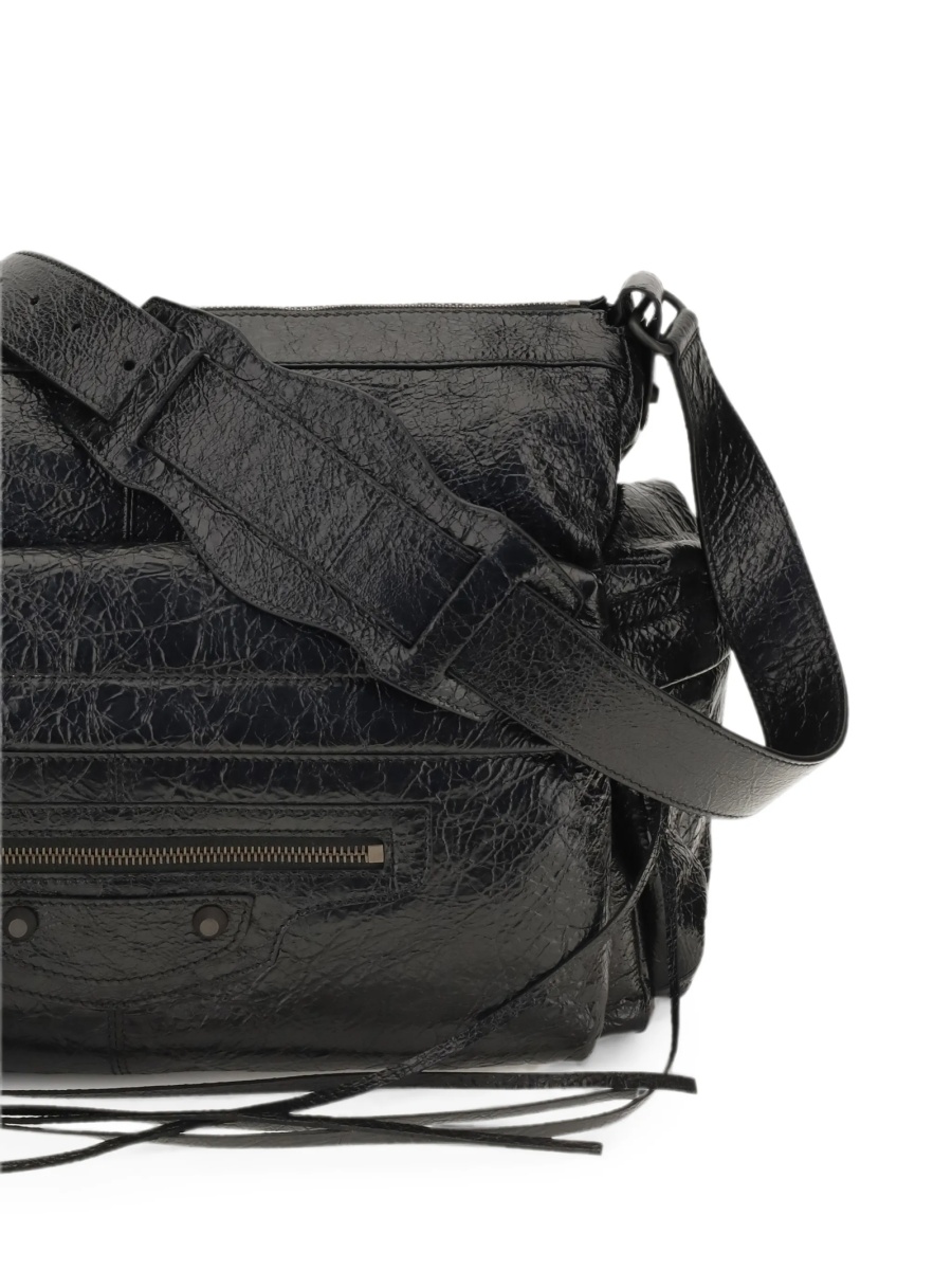 Geanta de umar Balenciaga neagra din piele - Img 3
