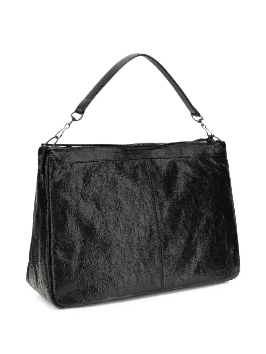 Geanta de umar Balenciaga neagra din piele - Img 2