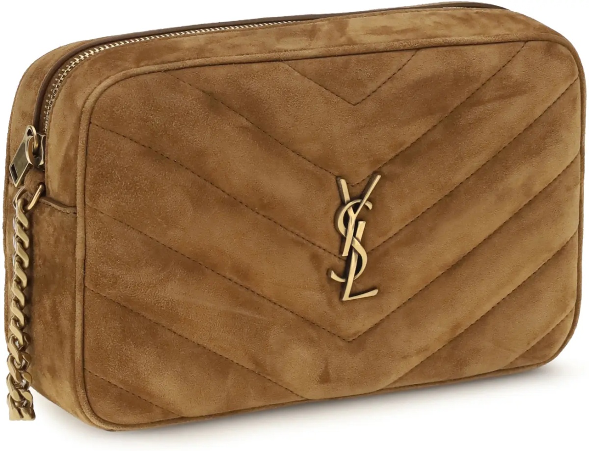 Geanta de umar Camera LouLou matelassé suede Shoulder Bag - Img 2