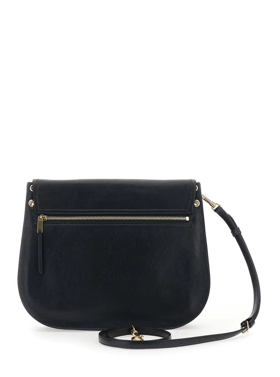Geanta de umar Crossbody bag 'Besace Companion' with Triomphe Plate Closure and Adjustable and Removable Black Leather Strap for Women - Img 2