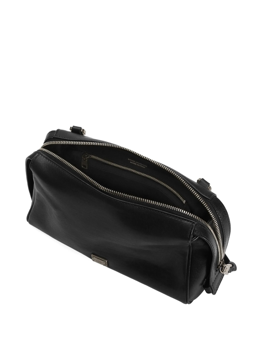 Geanta de umar Dolce &amp; Gabbana neagra din piele - Img 4