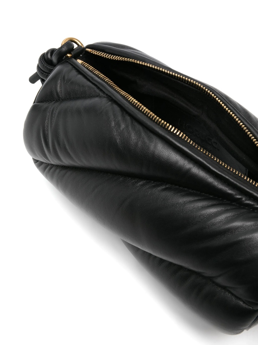 Geanta de umar Fiorucci neagra din piele - Img 4