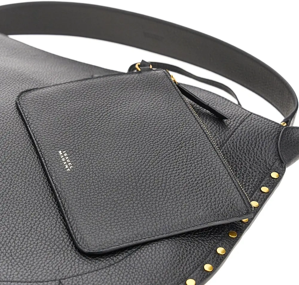 Geanta de umar Grained leather Oskan Hobo Soft bag - Img 4
