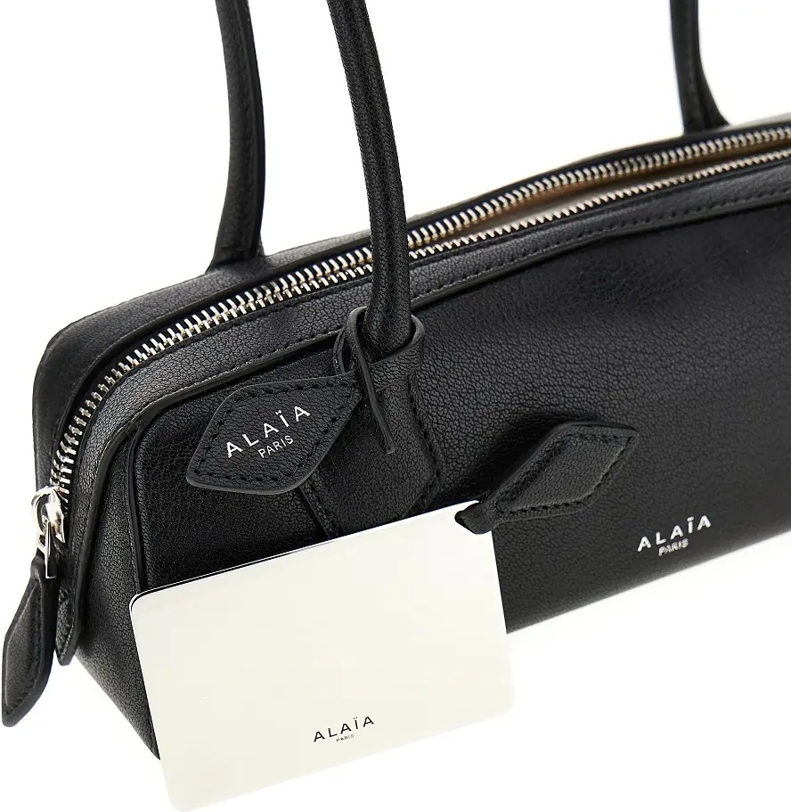 Geanta de umar Grained leather small 'Le Teckel' bag - Img 4