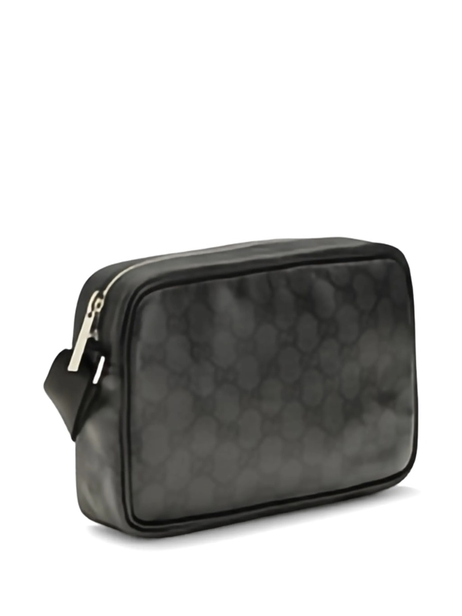 Geanta de umar Gucci gri din material textil - Img 4