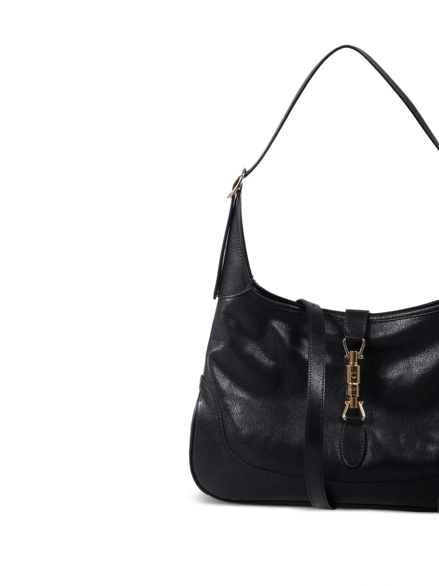 Geanta de umar Gucci neagra din piele - Img 4