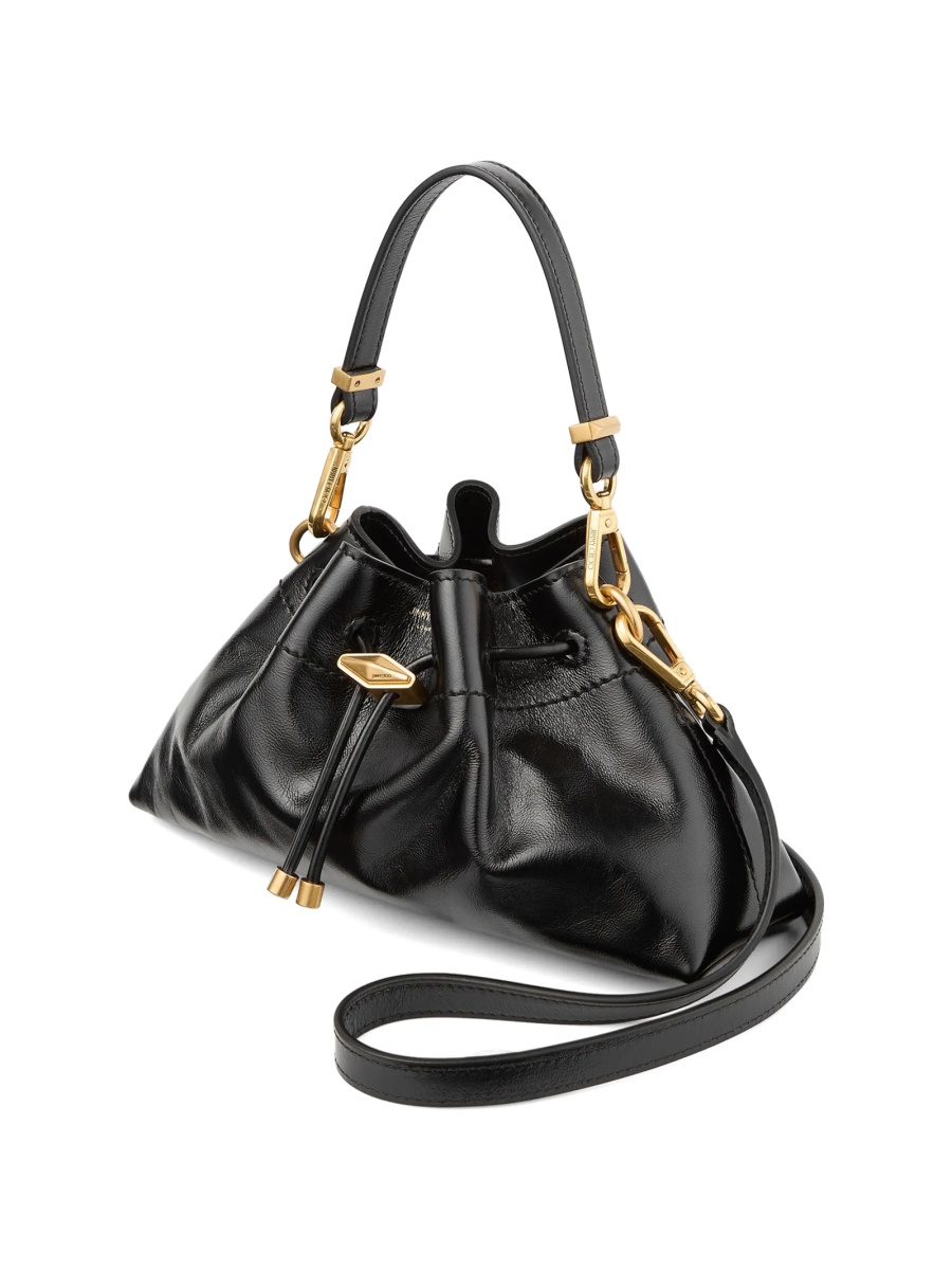 Geanta de umar Jimmy Choo neagra din piele - Img 3