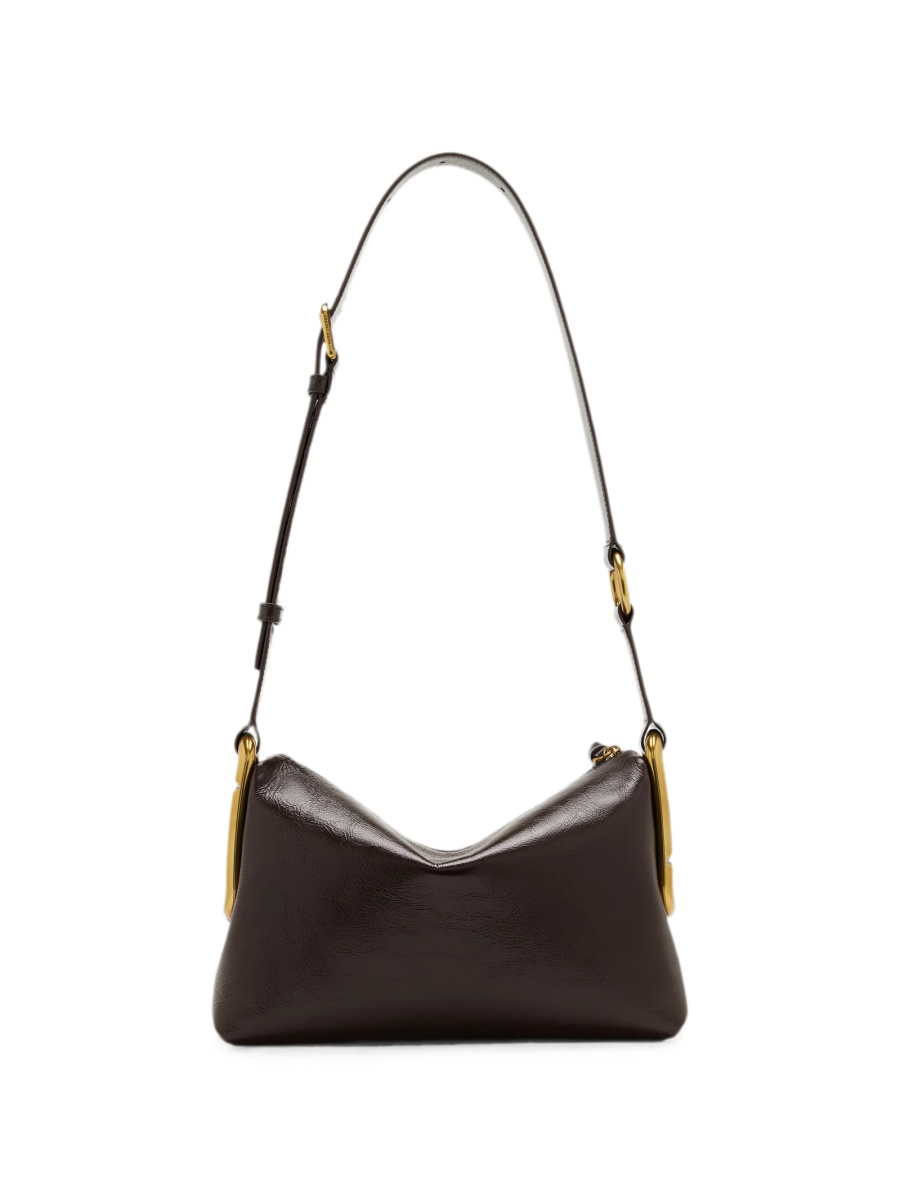 Geanta de umar Marc Jacobs maro din piele - Img 4