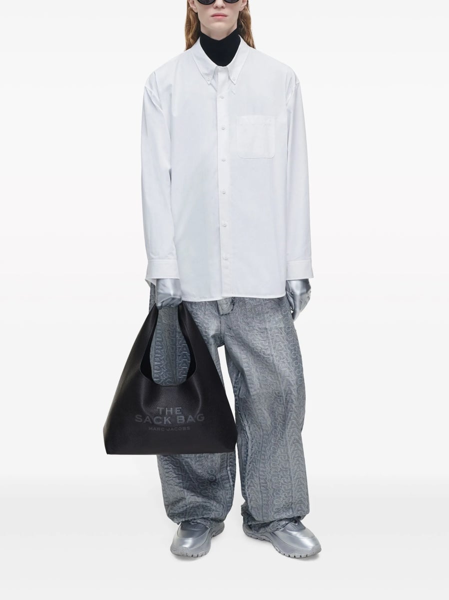 Geanta de umar Marc Jacobs neagra din piele - Img 2