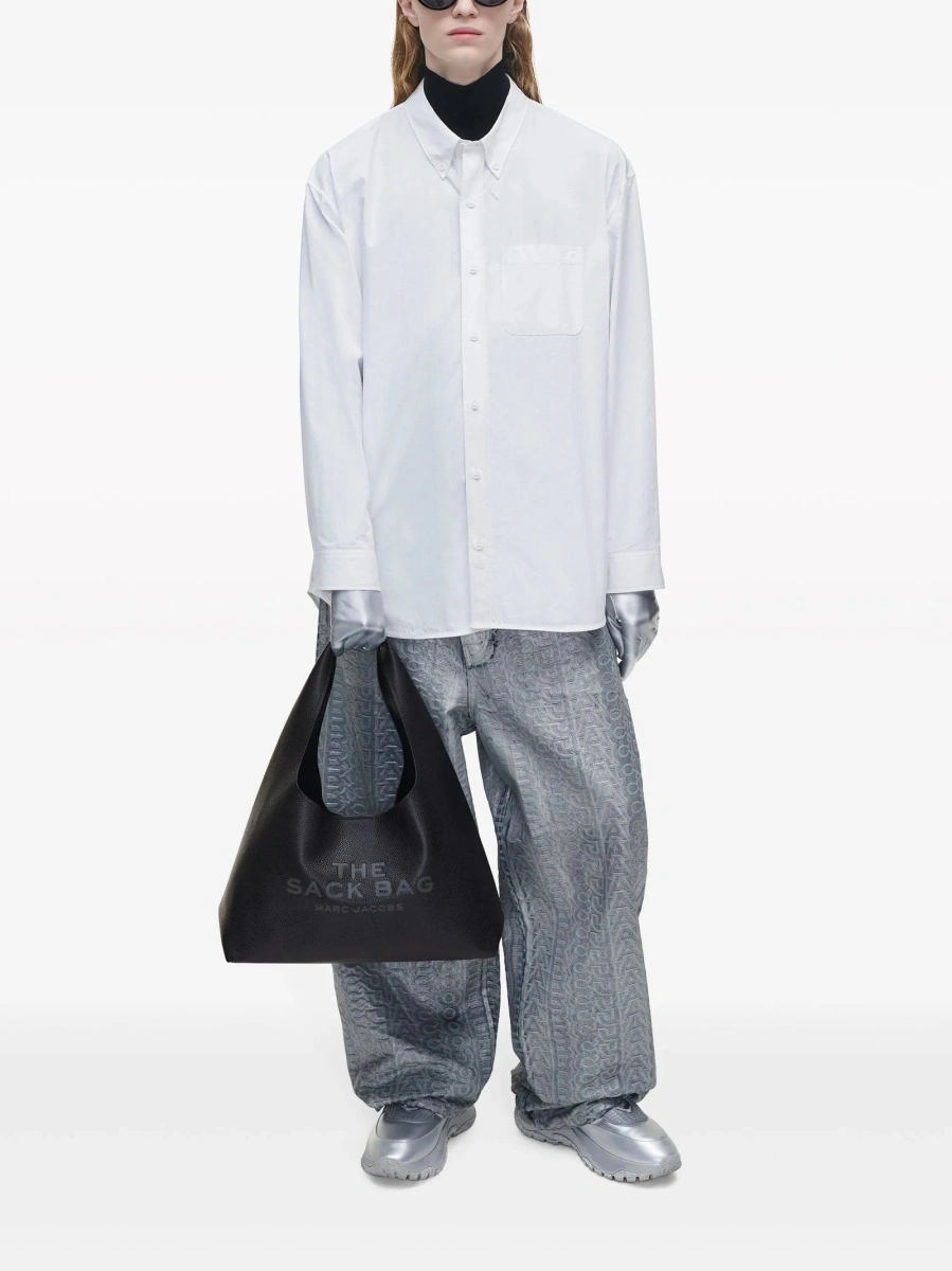 Geanta de umar Marc Jacobs neagra din piele - Img 2